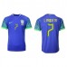 Tanie Strój piłkarski Brazylia Lucas Paqueta #7 Koszulka Wyjazdowej MŚ 2022 Krótkie Rękawy